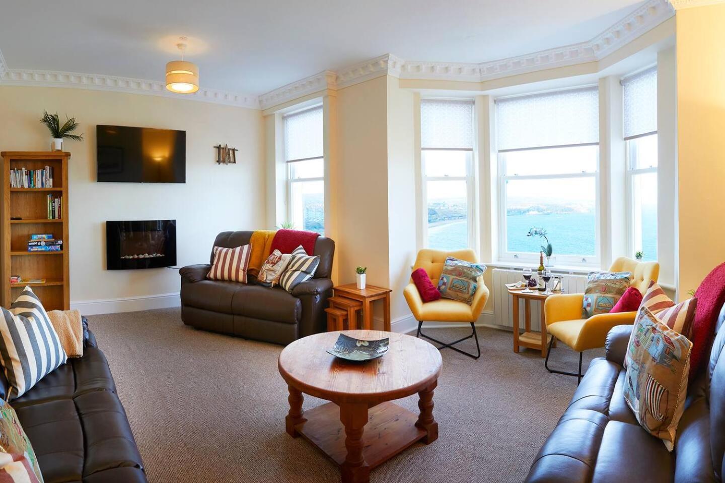 Denelea - Stunning Sea Views! Apartment Scarborough Luaran gambar